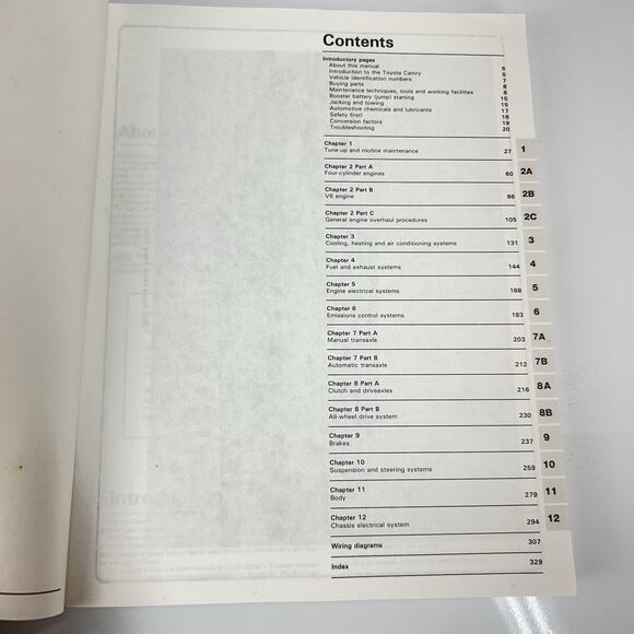 Toyota Camry 1983 - 1991 Haynes Repair Manual 1023 All Gasoline Engine Pbk Book - Picture 5 of 11